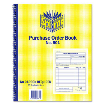 Spirax 501 Purchase Order Book Pack 5