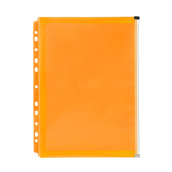 Marbig Binder Wallet A4 Right Side Zip Open Orange Marbig Binder Wallet A4 Right Side Zip Open Orange