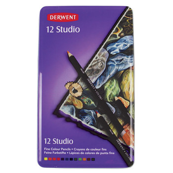 Derwent Studio Pencil Tin 12 Derwent Studio Pencil Tin 12
