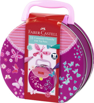 Faber-Castell Connector Pens Handbag 33 Connector Pens & More! Faber-Castell Connector Pens Handbag 33 Connector Pens & More!