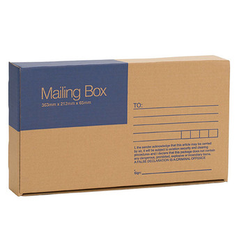 CUMBERLAND MAILING BOX 363 X 212 X 65MM CUMBERLAND MAILING BOX 363 X 212 X 65MM