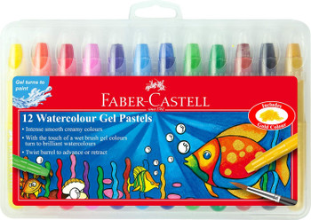 Faber-Castell 12 Watercolour Gel Pastels Faber-Castell 12 Watercolour Gel Pastels
