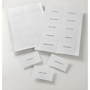 REXEL ID CONVENTION BADGE INSERT CARDS 250PK REXEL ID CONVENTION BADGE INSERT CARDS 250PK