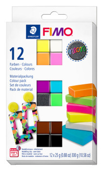 FIMO Colour Pack 8013 C Neon Colour Assorted 12 Pack FIMO Colour Pack 8013 C Neon Colour Assorted 12 Pack