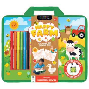 Farm Colouring Set with Lap Desk Farm Colouring Set with Lap Desk