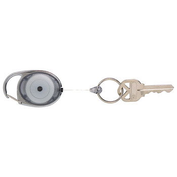 Rexel Retractable Snap Lock Key Holder Charcoal Rexel Retractable Snap Lock Key Holder Charcoal