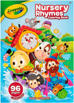 Crayola 96pg Nursery Rhymes Colouring Book Crayola 96pg Nursery Rhymes Colouring Book