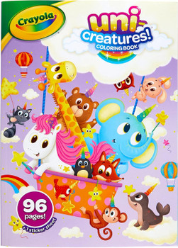 Crayola 96pg Uni Creatures! Colouring Book Crayola 96pg Uni Creatures! Colouring Book
