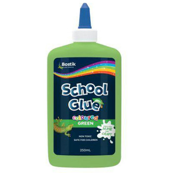 Bostik Coloured School Glue 250ml Green