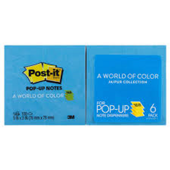POP-UP NOTES R330-AU 76 x 76mm 6 Pads x 100 Sheets POP-UP NOTES R330-AU 76 x 76mm 6 Pads x 100 Sheets