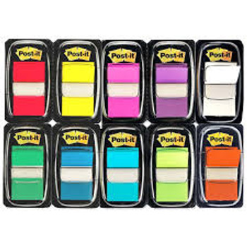 Post it Flags 25.4 x 43.2mm  Dispenser 100 flags All Colours Post it Flags 25.4 x 43.2mm  Dispenser 100 flags All Colours