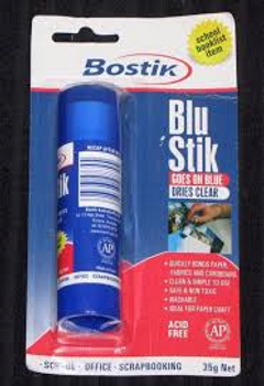 Bostik Blu Stik 35g Hangsell 1PK Bostik Blu Stik 35g Hangsell 1PK