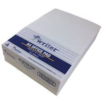A4 Office pads ruled 100 Sheets 294mm x 208mm Pk10 A4 Office pads ruled 100 Sheets 294mm x 208mm Pk10