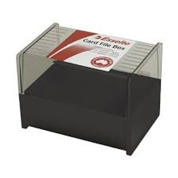 Guide File Box Card System 150 x 102mm Black 6 x 4 Guide File Box Card System 150 x 102mm Black 6 x 4