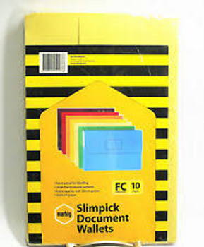 Document Wallets Slimpick Marbig Document Wallets Slimpick Marbig