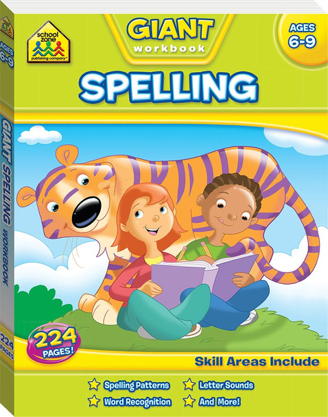 School Zone Giant Spelling Workbook