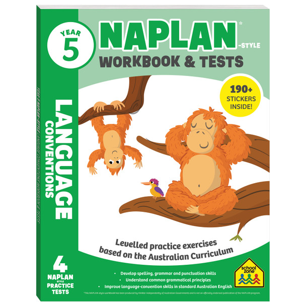 Year 5 NAPLAN*-style Language Conventions Workbook and Tests