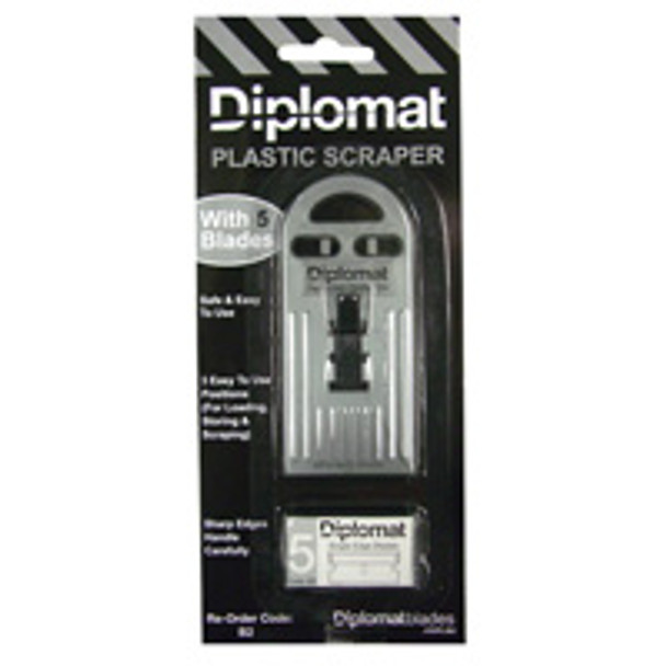 Diplomat Plastic Scraper With 5 Blades