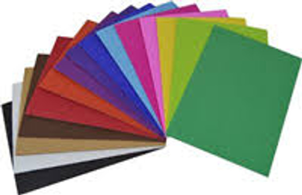 Coloured Cardboard 210 Gsm 210 x 297 A4  Pk50 All Colours