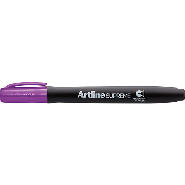 Artline Supreme Permanent Marker Chisel Purple Box 12