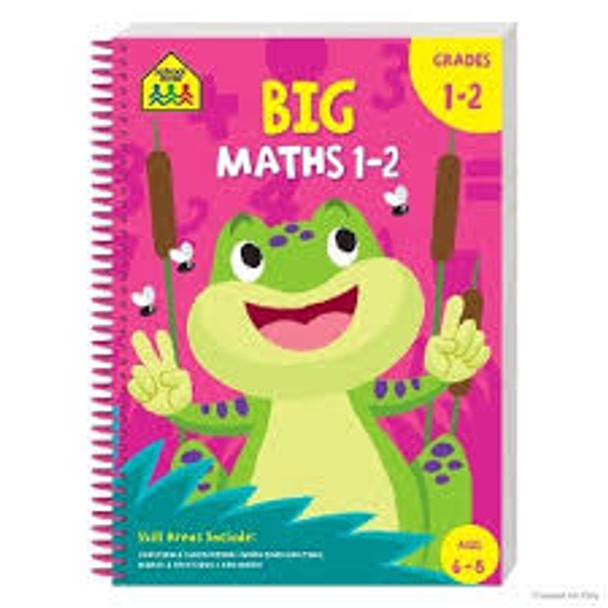 School Zone Big Workbook: Maths 1-2
