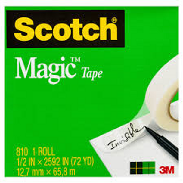 Magic Tape 810 Refill 12.7mm x 65.8m 1PK