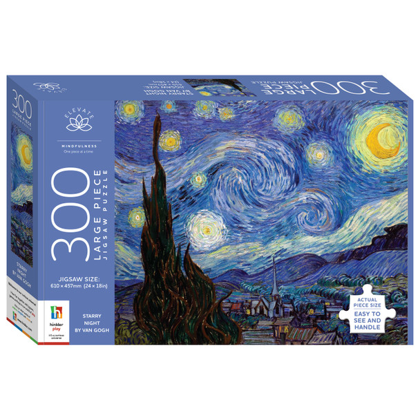 Elevate 300pc Jigsaw Starry Night by Van Gogh