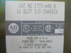 Allen Bradley 1771-A4b Rack 16 Slot I/O Chassis 5 Volt Backplane
