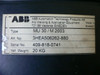 Abb Mu 30/M2003 3Hea506262-880 3Hea506262 Ac Servo Motor
