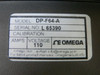 Omega Dp-F64-A Dpf64-A 6-Digit Analog Ratemeter Analog & Relay Outputs 110V 5Hz