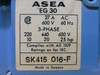 Asea Heavy Duty Contactor, Size 1, Eg 30, Sk 415-016-F