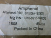 Amphenol U10-821670-000 97-3106A-18 (0850) U10821670000     Shell
