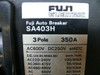 Fuji Electric Sa403h Fuji Auto Breaker 3Pole 300A Ac660v Dc250v