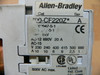 Allen Bradley 700-Cf220zj 20 Amp Contactor W/2 N.O-2 N.C. Contacts, 24 Vdc Coil