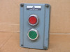 Allen Bradley 800T-2Tz 2-Hole Surface Mount Die Cast Pushbutton Enclosure Used