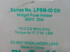 Littelfuse Lpsm-Id Ch Class Cc 30 Amp 600 Volt Fuse Holder