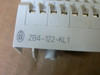 Klockner Moeller Zb4-122-Kl1 Terminal Block Snap-Fitting For Compact Plc Clean