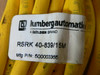 Lumberg Belden Rsrk 40-839/15M 7/8" 4 Pin Pole 16Awg Double End Cordset M/F 15M