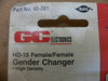 Gc Electronics 45-561 Hd-15 Female/Female Gender Changer Cable (Used)