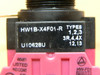 Idec Hw1b-X4f01-R Pushbutton E-Stop Plastic Bezel Pushlock Key Reset