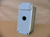 Hoffman E-2Pb Industrial Control Panel Enclosure 2 Hole Pushbutton Enclosure