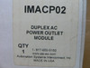 Automation Systems Interconnect (Asi) Imacp02 Duplex Three Prong Modular Outlet