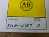 Allen Bradley 800H-W157 Legend Plate