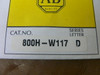 Allen Bradley Legend Plate 800H-W117