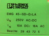 Phoenix Contact Emg 45-Sd-D/La Socket Receptacle