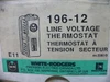 White-Rodgers Emerson 196-12 Thermostat Line Voltage