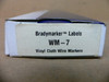 Brady Wm-7 Wire Marker Label Cards Number Full Box