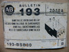 Allen Bradley 193-Bsb30 Overload Relay (Nib)