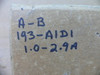 Allen Bradley 193-A1d1 Overload Relay 1.0-2.9 A (Nib)