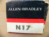 Allen Bradley N17 Overload Thermal Unit Heating Element (Nib)